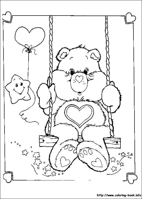 The Care Bears coloring picture